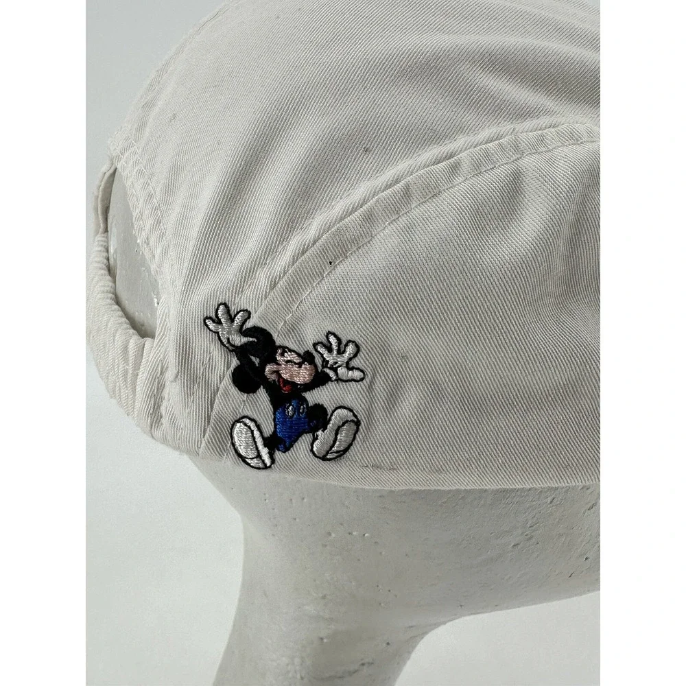 Mickey Unlimited Mickey Mouse Olympic Rings Embroidered White Baseball Cap‎